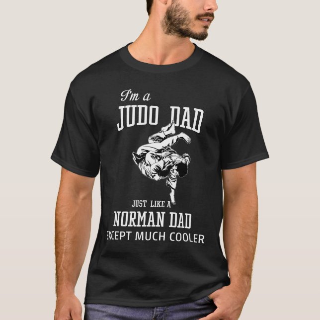 T-shirt Je suis un PÈRE de Judo (Devant)
