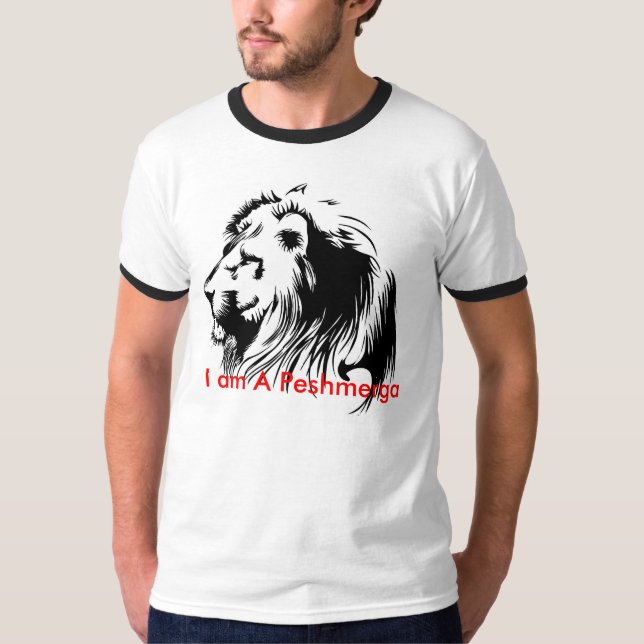 T-shirt Je suis un peshmerga (Devant)