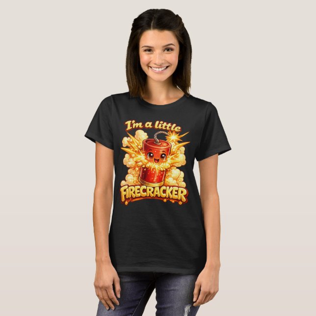 T-shirt Je suis un petit pétard (Devant entier)