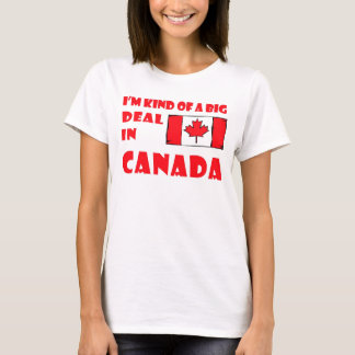 T-shirt Je suis un peu une affaire dans la chemise de