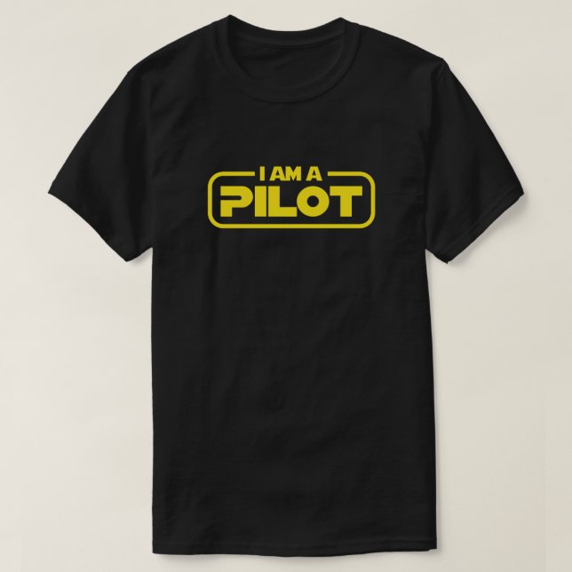 T-SHIRT JE SUIS UN PILOTE (Design devant)