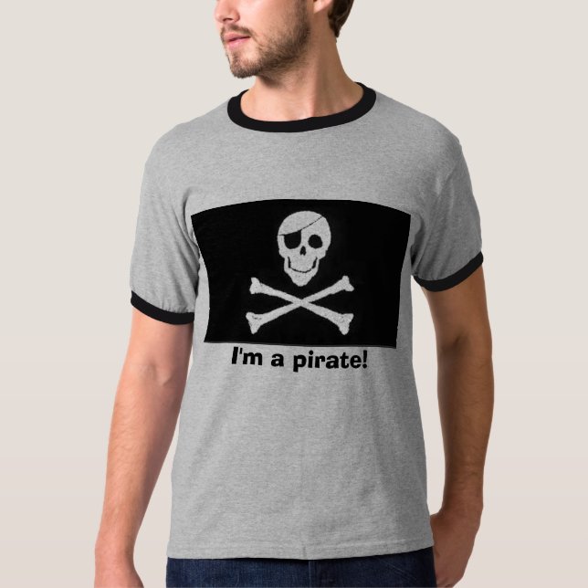 T-shirt Je suis un pirate ! (Devant)