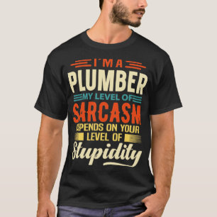 T-shirt Je suis un plombier