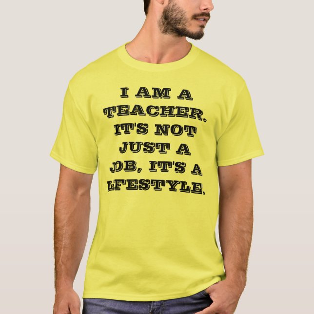 T-shirt Je suis un professeur (Devant)