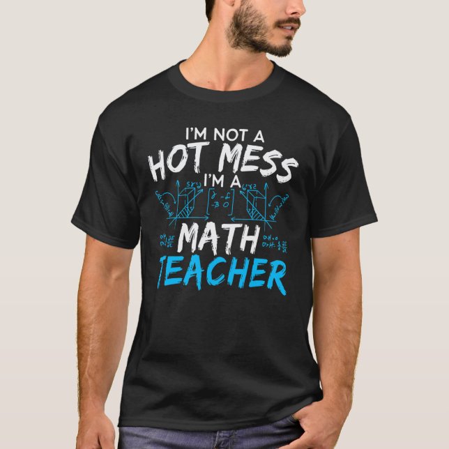 T-shirt Je suis un professeur de mathématiques mathématici (Devant)