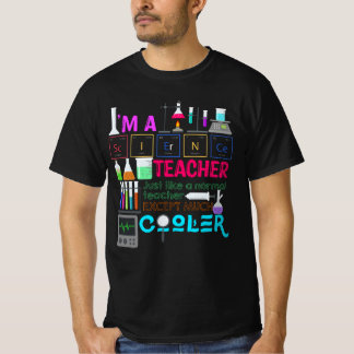 T-shirt Je suis un professeur de sciences | Retour à l'éco
