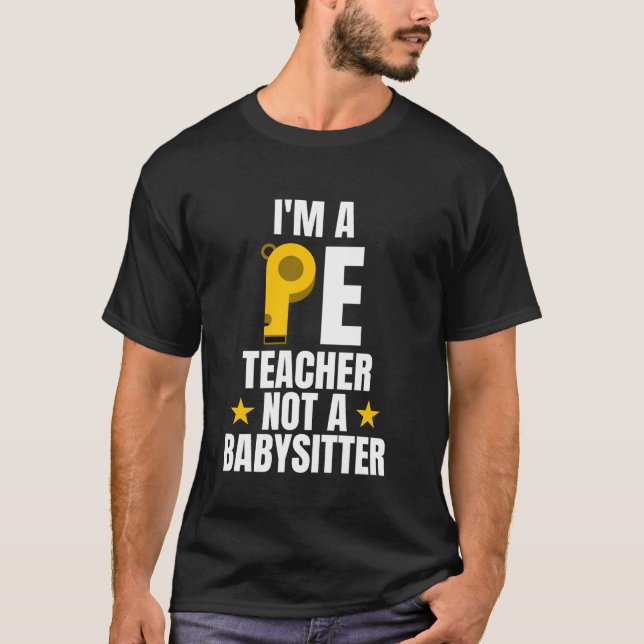 T-shirt Je suis un professeur d'éducation physique Éducati (Devant)