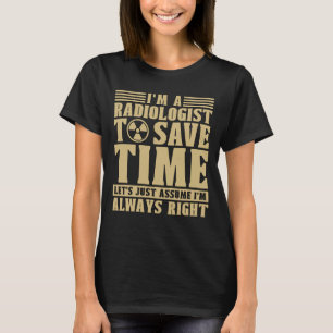 T-shirt Je suis un radiologue Radiologie Radiologie X-Ray