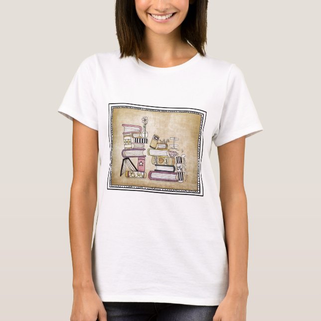 T-shirt je suis un rat de bibliothèque (Devant)