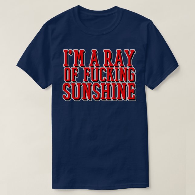 T-shirt Je suis un rayon de soleil (Design devant)