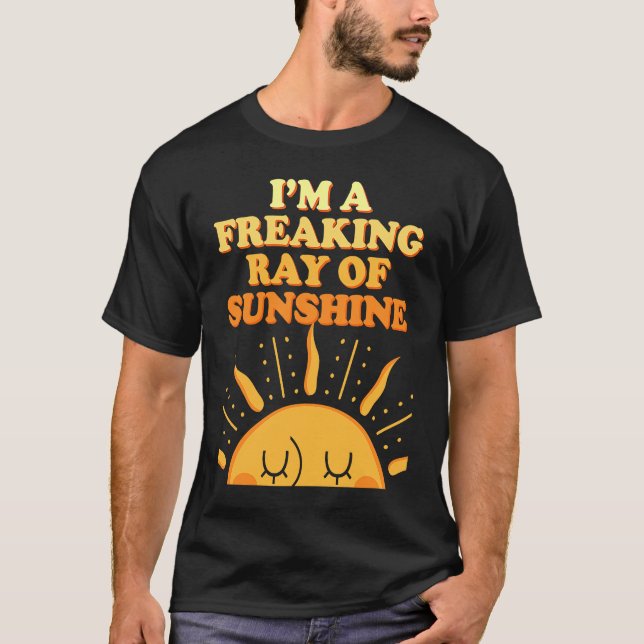 T-shirt Je suis Un Rayon De Sourceur De Soleil, Qui Dit : (Devant)