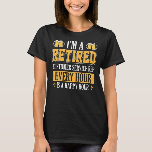 T-shirt Je suis un représentant du service à la clientèle  (Devant)