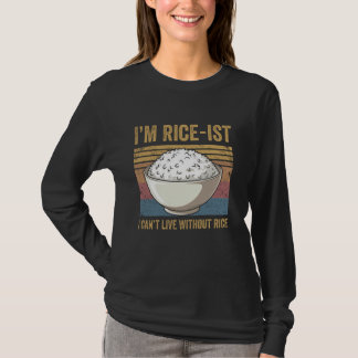 T-shirt Je suis un Rice-Ist Rice Drôle de dicton philippin