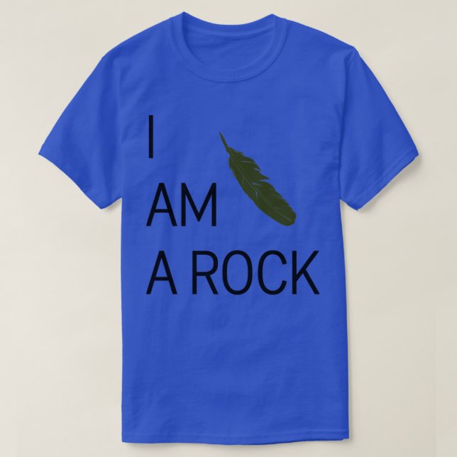 T-shirt Je Suis Un Rocher Vert (Design devant)