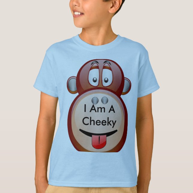 T-shirt Je suis un singe effronté (Devant)