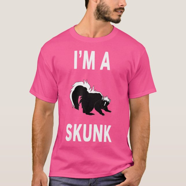 T-shirt Je Suis Un Skunk Drôle (Devant)