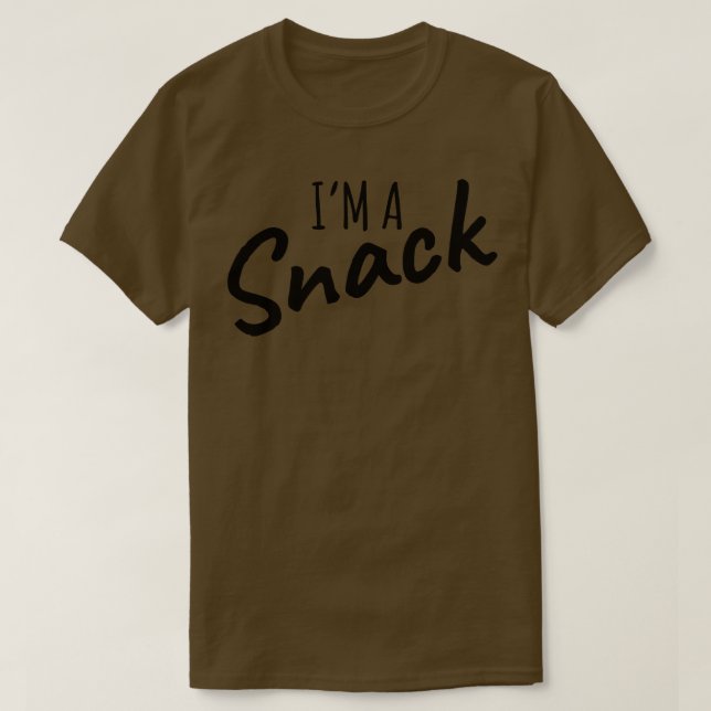 T-shirt Je Suis Un Snack (Design devant)