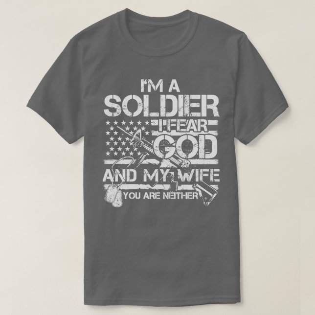 T-shirt Je suis un soldat (Design devant)