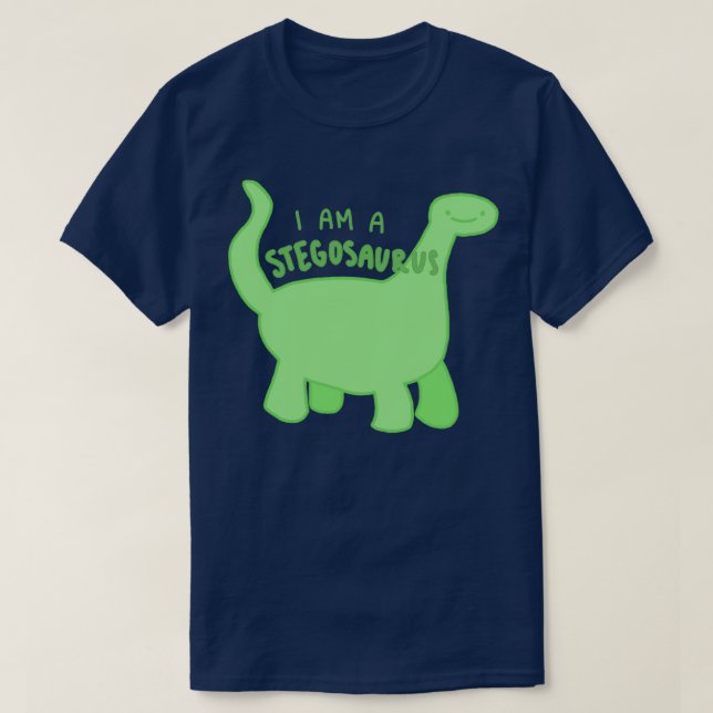 T-shirt Je suis un Stegosaurus (Design devant)