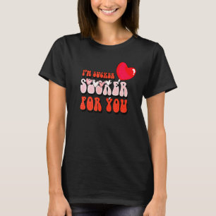 T-shirt Je suis Un Sucker pour vous Candy Heart Love Happy