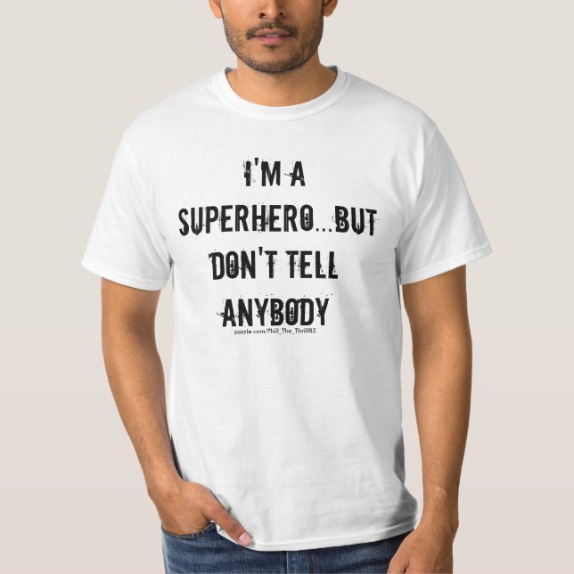 T-shirt Je suis un super héros (Devant)