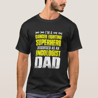 T-shirt Je Suis Un Superhéros De Lutte Contre Le Cancer Dé