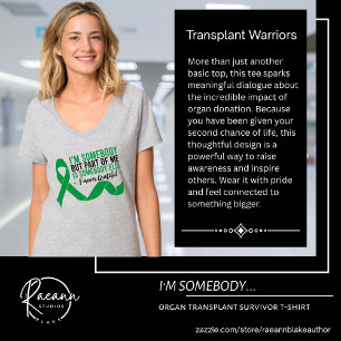 T-shirt Je suis un survivant ayant fait don d'un organe T-