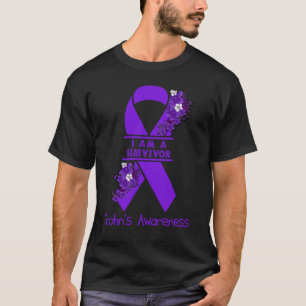 T-shirt Je suis un survivant Crohn de la sensibilisation à