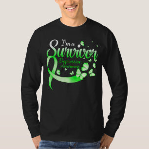 T-shirt Je suis un survivant de la dépression de sensibili