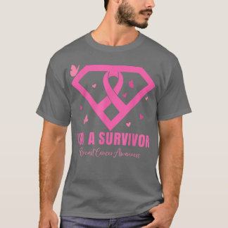 T-shirt Je suis un survivant de la sensibilisation au canc