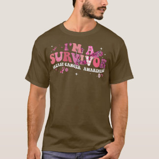 T-shirt Je suis un survivant de la sensibilisation au canc