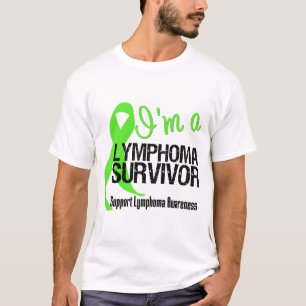 T-shirt Je suis un survivant de lymphome