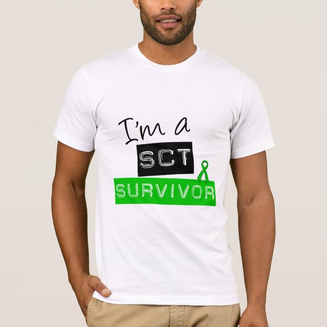 T-shirt Je suis un survivant de SCT (Devant)