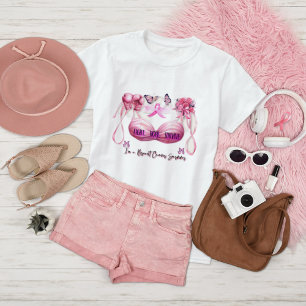 T-shirt Je suis un survivant du cancer du sein Ruban rose