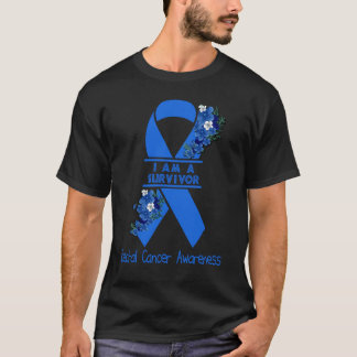 T-shirt Je suis un survivant Sensibilisation au cancer du 