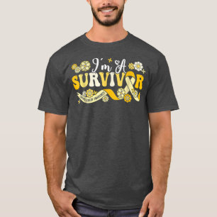 T-shirt Je suis un survivant Soutien de sensibilisation au