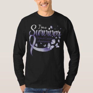 T-shirt Je suis un survivant Stomach papillon de sensibili