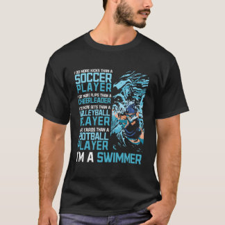 T-shirt Je Suis Un Swimmer Amusant Nage Pratique Nage