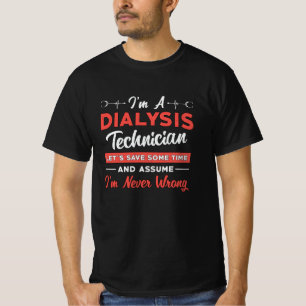 T-shirt Je suis un technicien en dialyse Infirmière Nephro