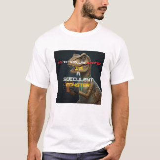 T-shirt Je suis un tee-shirt drôle de dinosaure Succulent 