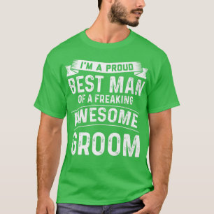 T-shirt Je suis un témoin fier de mariée marié mari