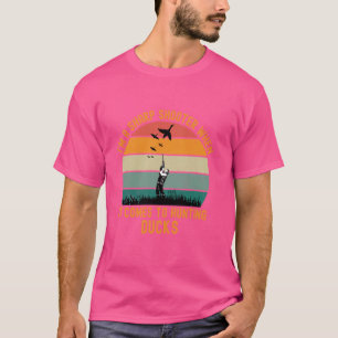 T-shirt Je suis un tireur de requins quand il s'agit de ch
