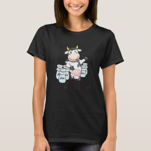 T-shirt Je suis un tireur de sein certifié Vache Pour Homm