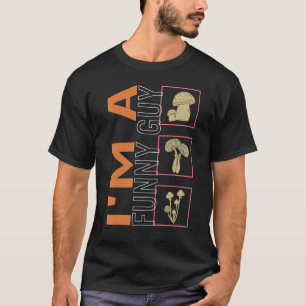 T-shirt Je suis un type Champignons Champignons Vintage Bo