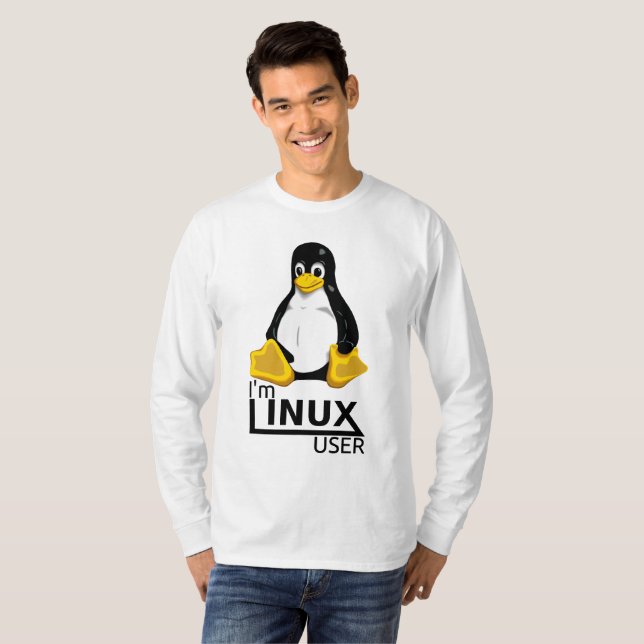 T-shirt Je suis un utilisateur Linux (Devant entier)