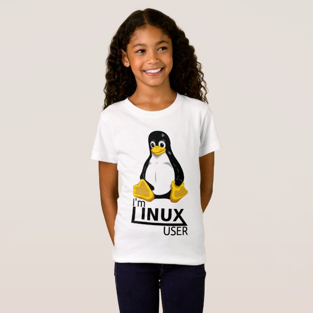 T-Shirt Je suis un utilisateur Linux (Devant entier)