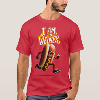 T-shirt Je Suis Un Vainqueur Weiner Qui Courrait Hotdow