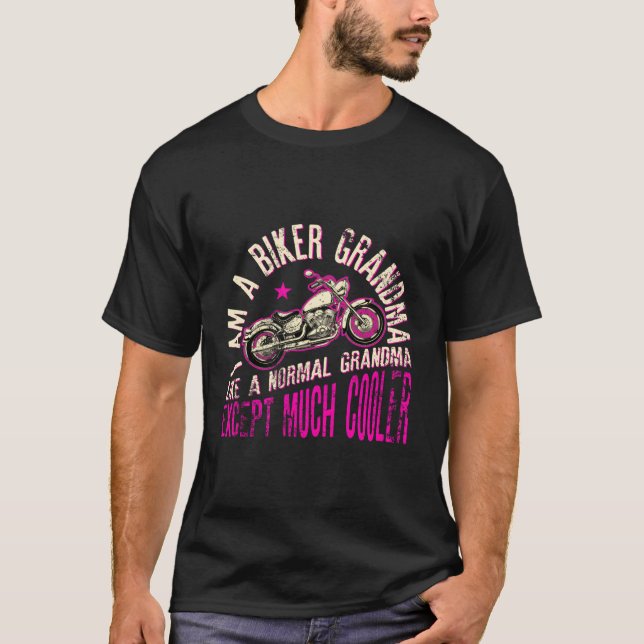 T-shirt Je Suis Un Vélo Grand-Mère Motorcyle Don Pour Wom (Devant)