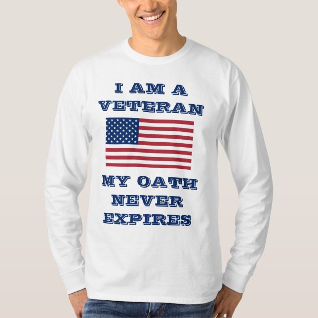 T-shirt Je Suis Un Vétéran (Devant)