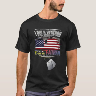 T-shirt Je Suis Un Vétéran Comme Mon Père Avant Moi